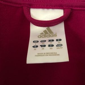 adidas Jackets & Coats - Adidas fuchsia pink full-zip athletic hoodie adidas Jackets & Coats - Adidas fuchsia pink full-zip athletic hoodie